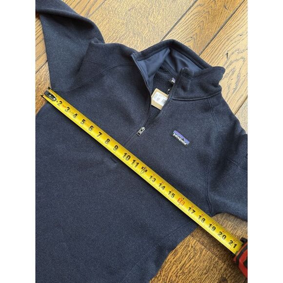 Patagonia Women's Better Sweater 1/4 Zip Pullover New Navy Small NWT $139 Org. - Picture 5 of 5